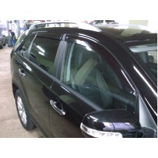 Вітровики на Kia Sorento 2009-2015 Кобра Тюнинг накладні
