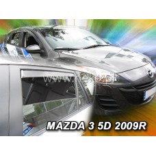 Вітровики на Mazda 3 2009-2013 HB Heko вставні під ущільнювач