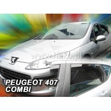 Вітровики на Peugeot 407 від 2004 Combi Heko вставні під ущільнювач