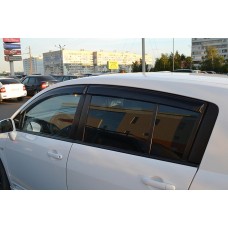 Вітровики на Nissan Tiida 2006-2015 HB Кобра Тюнинг накладні