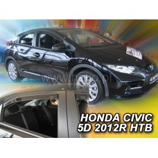 Вітровики на Honda Civic 2012-2017 HB Heko вставні під ущільнювач