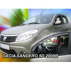 Вітровики на Renault Sandero/Stepway 2008-2013 передні Heko вставні під ущільнювач
