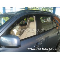 Вітровики на Hyundai Santa Fe 2000-2006 Heko вставні під ущільнювач