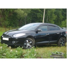 Вітровики на Renault Fluence від 2010 Кобра Тюнинг накладні