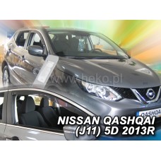Вітровики на Nissan Qashqai від 2013 передні Heko вставні під ущільнювач