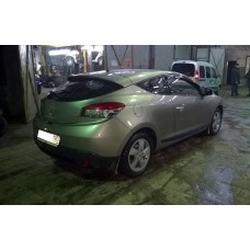 Вітровики на Renault Megane 2008-2016 передні 3-ех дверный Кобра Тюнинг накладні