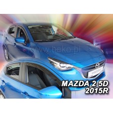Вітровики на Mazda 2 від 2015 Heko вставні під ущільнювач