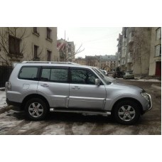 Вітровики на Mitsubishi Pajero Wagon від 2006 Кобра Тюнинг накладні
