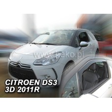 Вітровики на Citroen DS3 від 2009 передні Heko вставні під ущільнювач