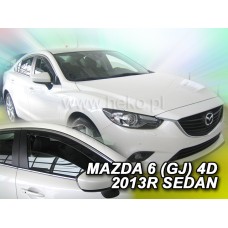 Вітровики на Mazda 6 від 2013 Sedan Heko вставні під ущільнювач