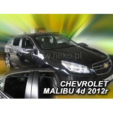 Вітровики на Chevrolet Malibu від 2011 Heko вставні під ущільнювач Вітровики на Chevrolet Malibu від 2011 Heko вставні під ущільнювач