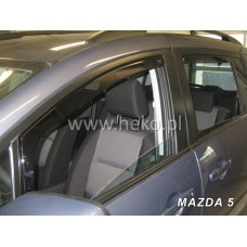 Вітровики на Mazda 5 2006-2010 передні Heko вставні під ущільнювач