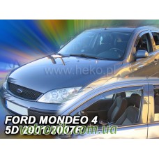 Вітровики на Ford Mondeo 2000-2007 передні Heko вставні під ущільнювач