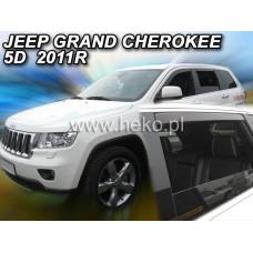 Вітровики на Jeep Grand Cherokee від 2010 Heko вставні під ущільнювач