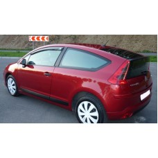 Вітровики на Citroen C4 2004-2010 3-ех дверный передні Кобра Тюнинг накладні