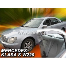 Вітровики на Mercedes S W-220 1999-2005 Heko вставні під ущільнювач