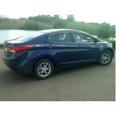 Вітровики на Hyundai Elantra 2011-2016 Кобра Тюнинг накладні
