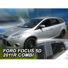 Вітровики на Ford Focus 2011-2019 Combi Heko вставні під ущільнювач