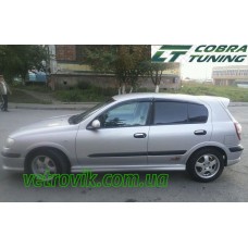 Вітровики на Nissan Almera 2000-2006 HB Кобра Тюнинг накладні