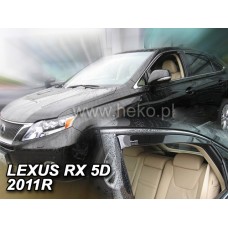 Вітровики на Lexus RX 2009-2015 Heko вставні під ущільнювач