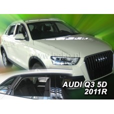 Вітровики на Audi Q3 2011-2018 Heko вставні під ущільнювач