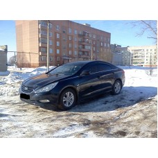 Вітровики на Hyundai Sonata 2010-2014 Кобра Тюнинг накладні
