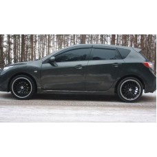 Вітровики на Mazda 3 2009-2013 HB Кобра Тюнинг накладні