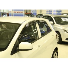 Вітровики на Kia Picanto від 2011 Hic накладні