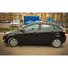 Вітровики на Kia Rio 2011-2017 HB российская сборка Кобра Тюнинг накладні