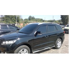 Вітровики на Hyundai Santa Fe 2006-2012 Кобра Тюнинг накладні