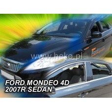 Вітровики на Ford Mondeo 2007-2013 Sedan/Liftback Heko вставні під ущільнювач