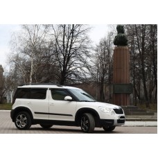 Вітровики на Skoda Yeti від 2009 Кобра Тюнинг накладні