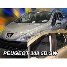 Вітровики на Peugeot 308 від 2007 Combi Heko вставні під ущільнювач