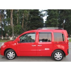 Вітровики на Renault Kangoo від 2008 4-ех штучные Кобра Тюнинг накладні