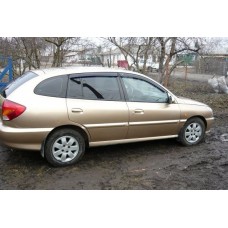 Вітровики на Kia Rio 2000-2005 HB Кобра Тюнинг накладні