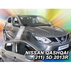Вітровики на Nissan Qashqai від 2013 Heko вставні під ущільнювач
