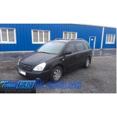 Вітровики на Kia Carnival від 2006 Heko вставні під ущільнювач