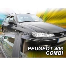 Вітровики на Peugeot 406 1995-2004 Combi Heko вставні під ущільнювач