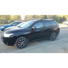 Вітровики на Mitsubishi Outlander від 2012 Кобра Тюнинг накладні