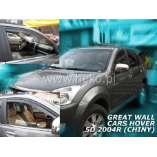 Вітровики на Great Wall Hover H3 H5 від 2006 Heko вставні під ущільнювач