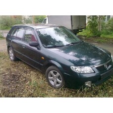 Вітровики на Mazda 323 1998-2003 HB Кобра Тюнинг накладні