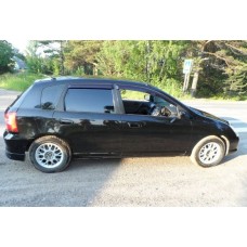 Вітровики на Honda Civic 1995-2000 Fastback Кобра Тюнинг накладні