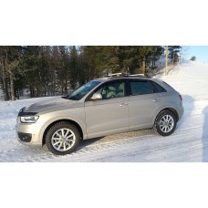 Вітровики на Audi Q3 2011-2018 Кобра Тюнинг накладні