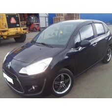 Вітровики на Citroen C3 від 2009 Кобра Тюнинг накладні Вітровики на Citroen C3 від 2009 Кобра Тюнинг накладні