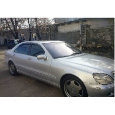 Вітровики на Mercedes S W-220 1999-2005 длинная база Кобра Тюнинг накладні