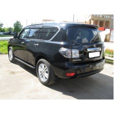 Вітровики на Nissan Patrol Y62 від 2013 Кобра Тюнинг накладні