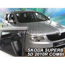 Вітровики на Skoda Superb 2008-2014 Combi Heko вставні під ущільнювач