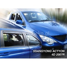Вітровики на Ssang Yong Action від 2008 Heko вставні під ущільнювач