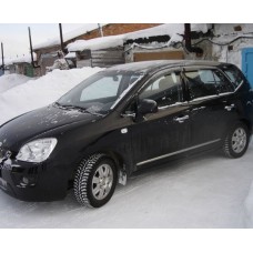 Вітровики на Kia Carens 2006-2012 Кобра Тюнинг накладні