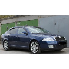 Вітровики на Skoda Octavia A5 2005-2013 Sedan Кобра Тюнинг накладні